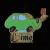 J'aime voiture verte