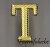 Lettre T: Parisienne (grande)
